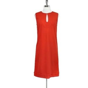 Diane Von Furstenburg Kadijah Keyhole Orange Dress
